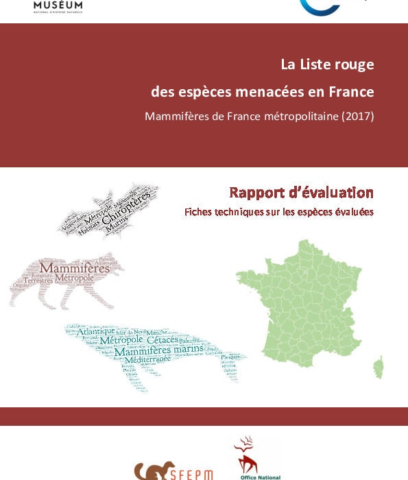Couverture liste rouge mammifère
