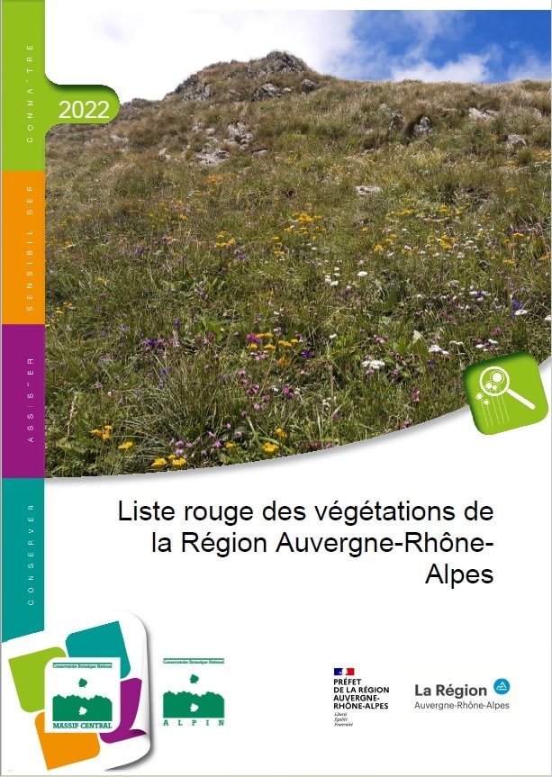 Photo de couverture de la liste rouge des végétations de la Région Auvergne-Rhône-Alpes