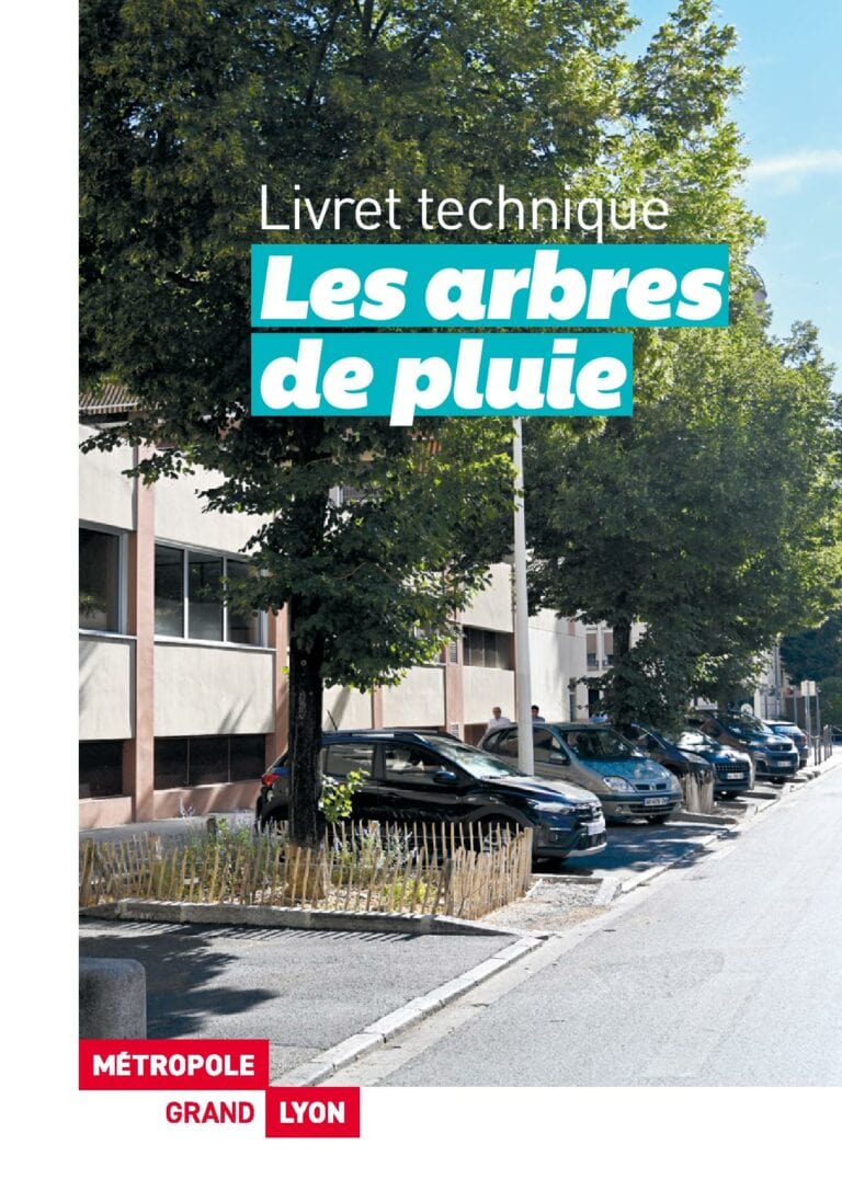livret sur les arbres de pluie en ville - Exemple de Lyon
