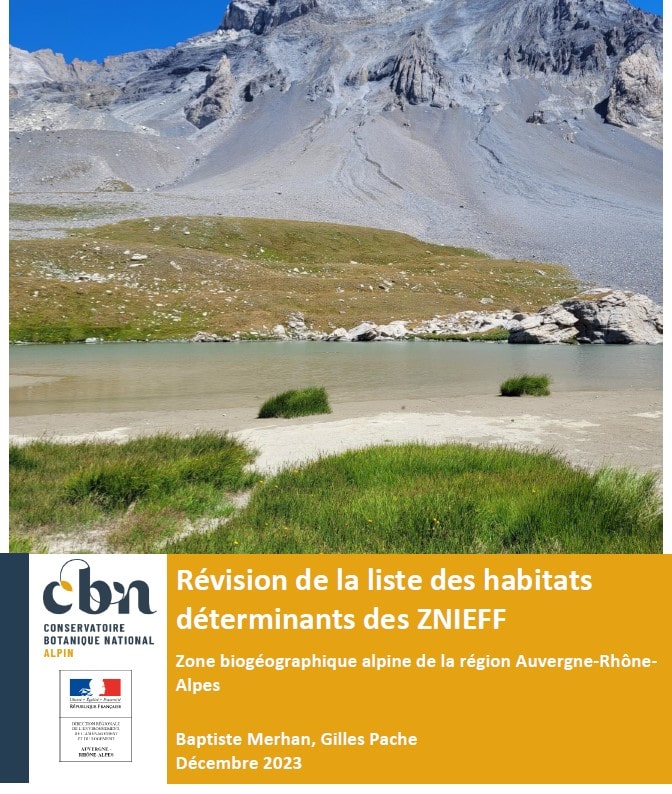 Révision de la liste des habitats déterminants des ZNIEFF