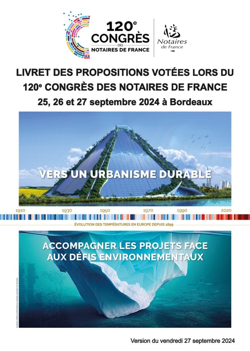 congrès des notaires : propositions de modification du code civil en faveur des arbres