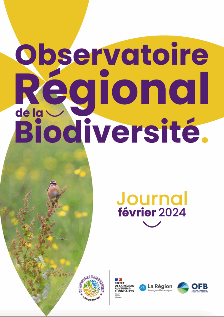 Couverture du journal de l'ORB de 2024 (bilan sur 2023)