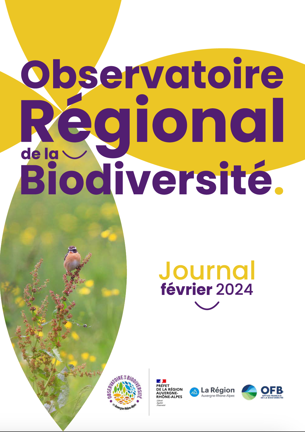 Couverture du journal de l'ORB de 2024 (bilan sur 2023)