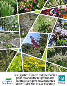 première de couverture, les 15 fiches espèces du territoire du fier et du lac d'annecy