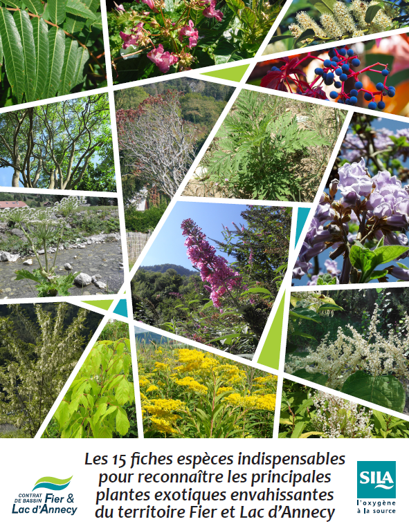 première de couverture, les 15 fiches espèces du territoire du fier et du lac d'annecy