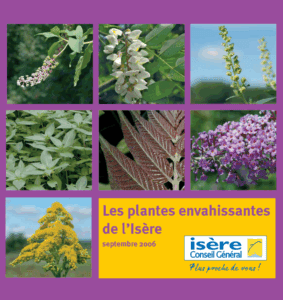 première de couverture: plantes exotiques envahissantes en Isère