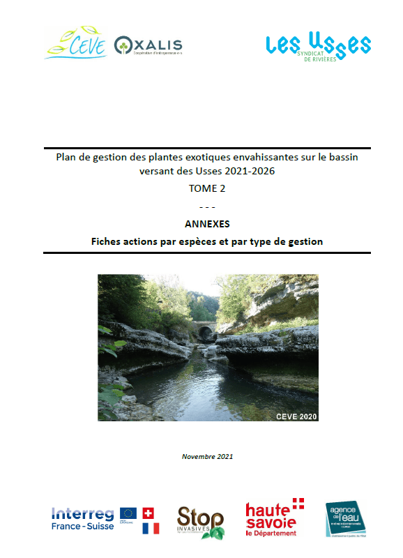 première de couverture: fiche action par espèce et type de gestion