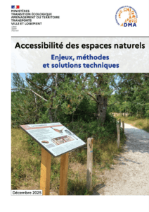 Page de couverture du guide Accessibilité des espaces naturels