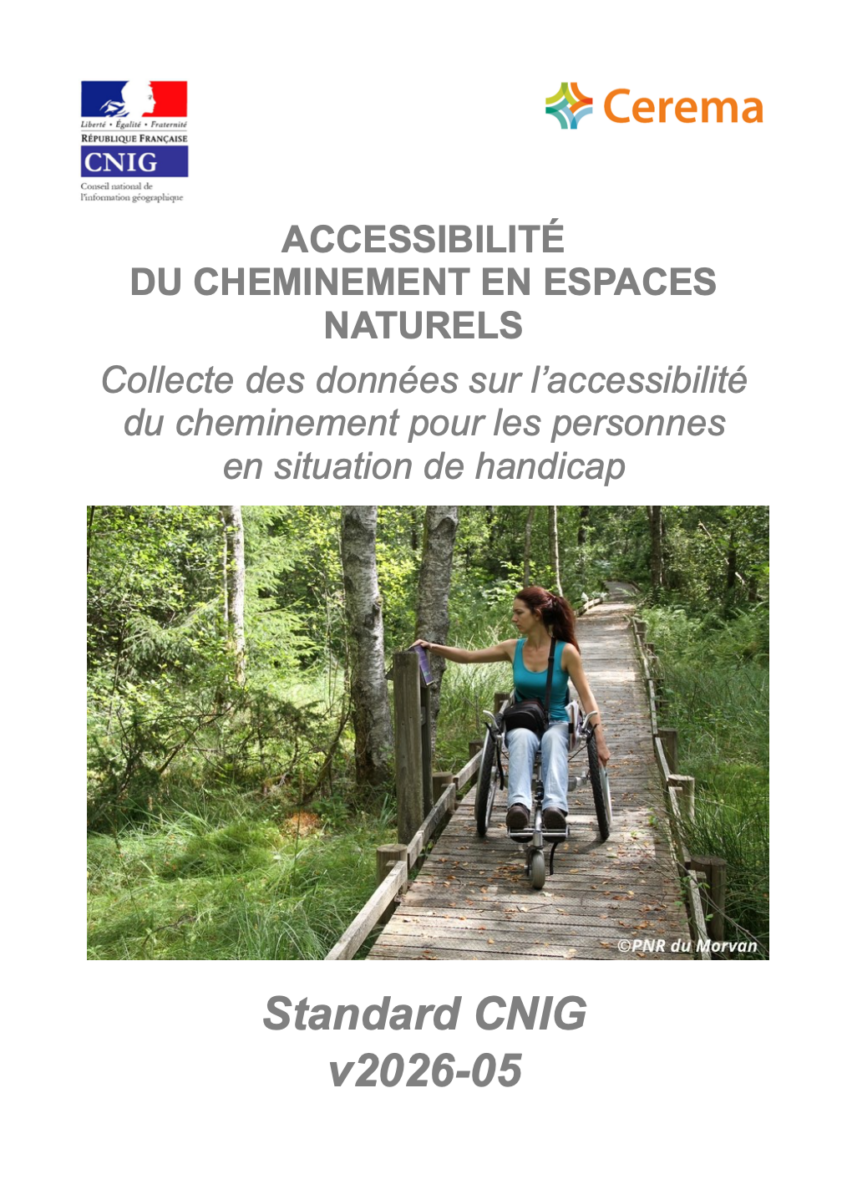 Couverture du standard d'accessibilité en projet