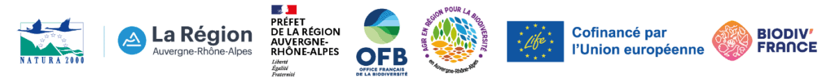 Bloc logo des partenaires impliqués dans l'organisation du webinaire sur l'accessibilité des sites naturels